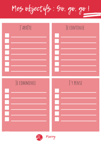 Atteindre Ses Objectifs Merry Organise