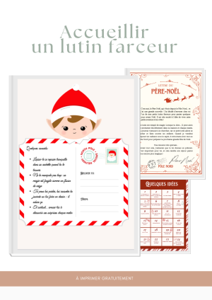 Lutin farceur : idées et lettres